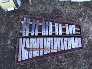 Vintage Dodge Bell Set glockenspiel xylophone for drummer percussion old RARE