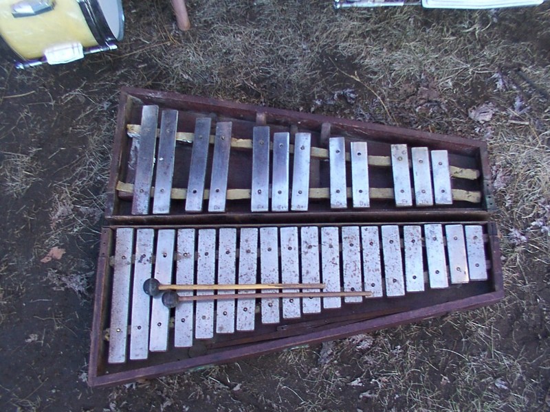 Vintage Dodge Bell Set glockenspiel xylophone for drummer percussion old RARE