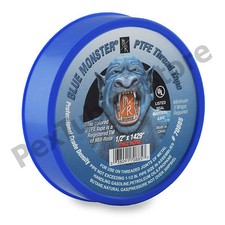 Blue Monster PTFE Thread Seal Tape, 1/2" x 1429"