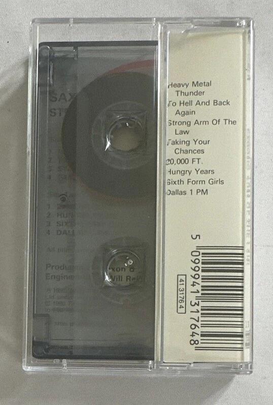 Saxon - Strong Arm of The Law - cassette tape album VG / Mint Condition - Image 2 of 4