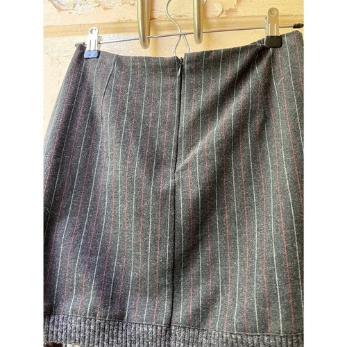 Vintage Y2K Lulu & Me Damen Korsett Top schwarz Nadelstreifen Wollmischung Goth Gr. 6 - Bild 8 von 16