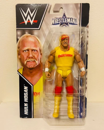WWE Wrestlemania HULK HOGAN 7" Action Figure Basic Series Hulkamania / NEW
