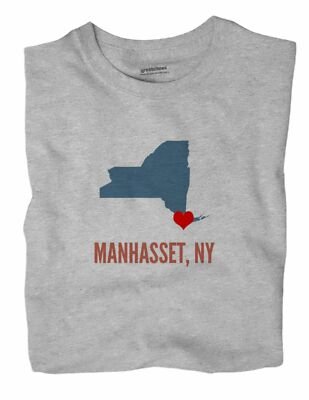 Manhasset New York NY T-Shirt HEART