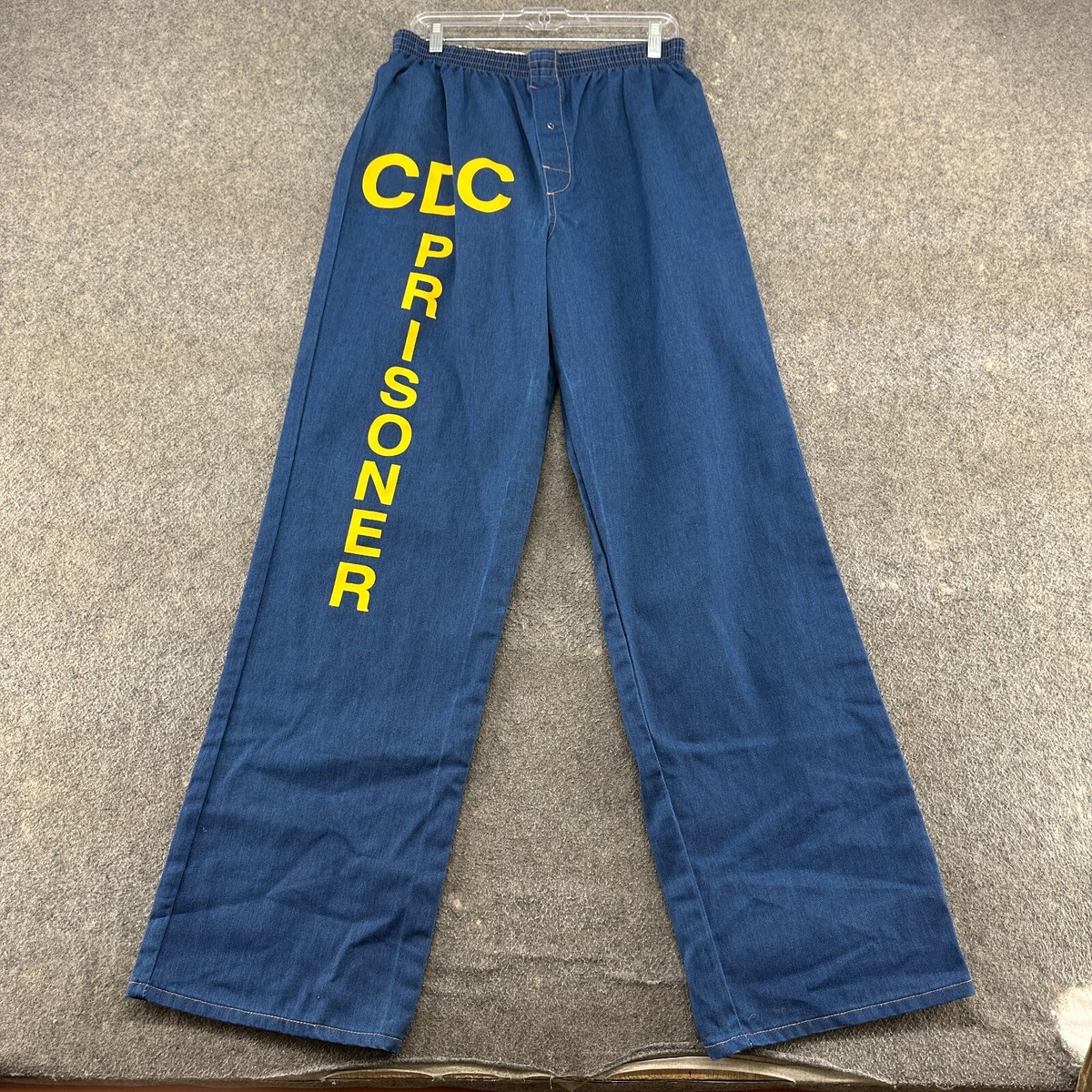 VINTAGE CDC Prisoner Pants Mens XL Blue California Department Of