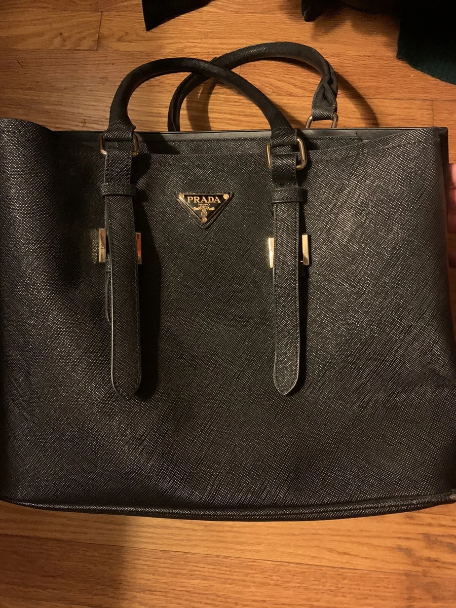 Prada double best sale tote bag