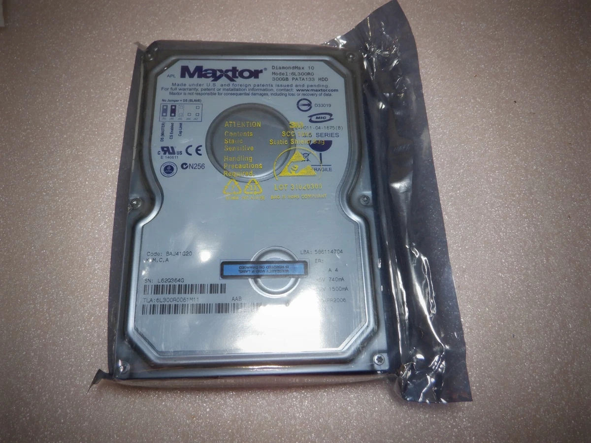 Maxtor PATA/IDE/EIDE 300 GB Internal Hard Disk Drives for sale | eBay