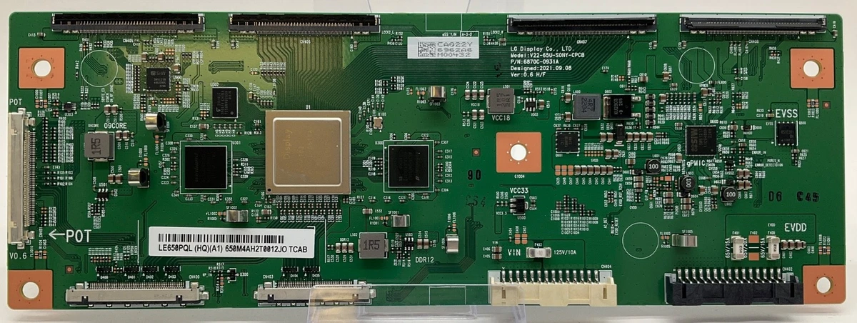 Sony KDL 60EX720 T Con Board A 1811 966 B Board Number 1 884 050 11