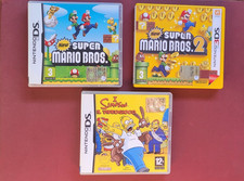Lotto tre giochi: Super Mario Bros 2 DS - 3DS & The Simpson