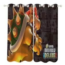 Size Custom Curtains Super Mario. 36 Personalised Bedroom Decor UV Protection