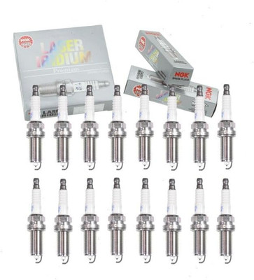 16 Pc NGK Laser Iridium Spark Plugs Compatible with Dodge Charger 5.7L V8 2009-2