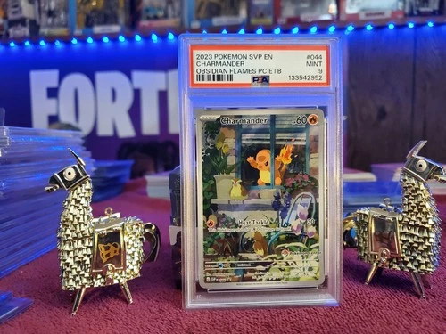 2023 POKEMON OBSIDIAN FLAMES POKEMON CENTER ETB PROMO SVP #044 CHARMANDER PSA 9