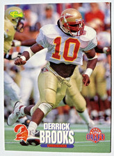 1995 Classic NFL Draft - Derrick Brooks Base (RC)
