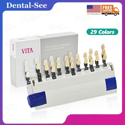 #ad Dental VITA Toothguide 3D Master with Bleached Shade Guide Resin 29 Colors $489.90