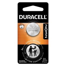 Duracell 2032 Lithium Battery, 2 Count, AirTag Key Fob, CR2032 3V Cell