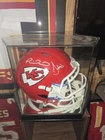Patrick Mahomes and Tyreek Hill Signed Full Size Helmet Chiefs Beckett COA