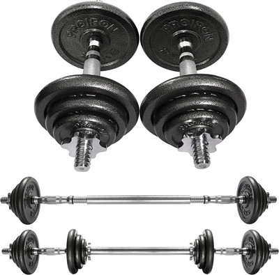 20Kg/30Kg Adjustable Dumbbells Weights Set for Men Women, Cast Iron Dumbell Barb