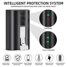 6040mAh Rechargeable Quick-Release Ring Video Doorbell l 2/3/4 Plus Battery Pack
