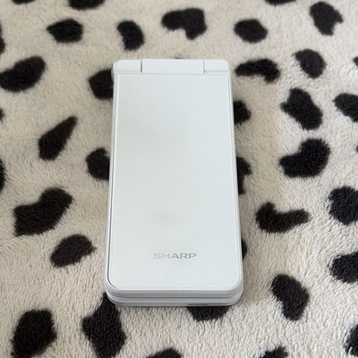 Sharp AQUOS SH-N01 White Flip Cell Phone 4GB Storage Capacity