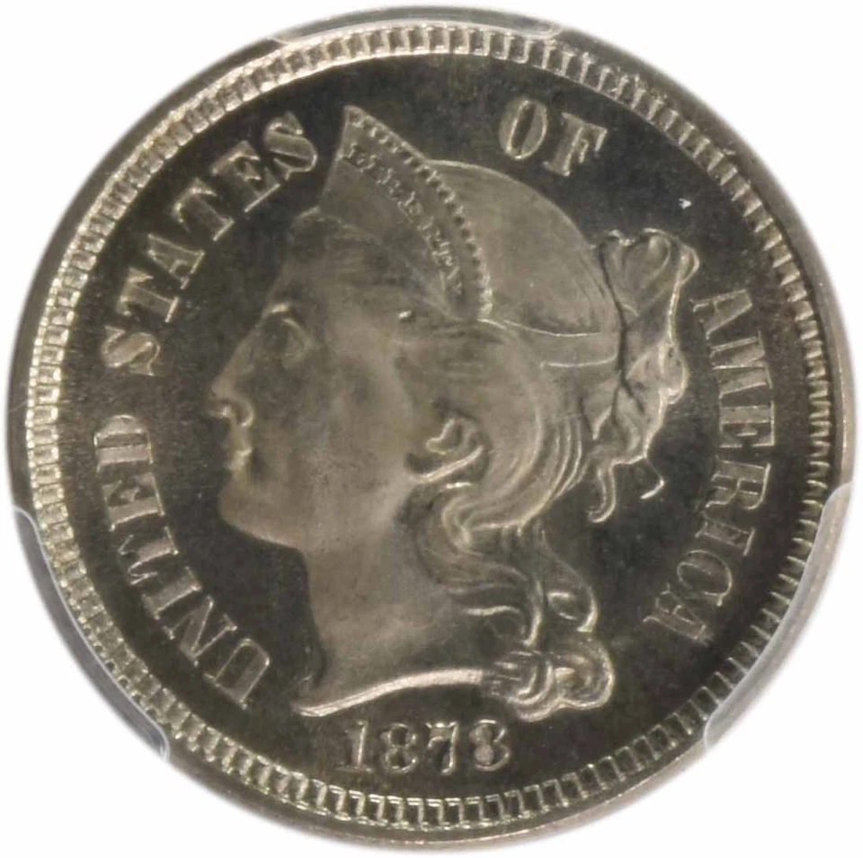 1878 Three Cent Nickel PR66+ PCGS (CAC) - Image 3 of 4