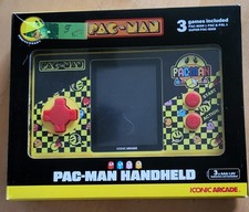 Pac Man Handheld Konsole mit 3 Arcade Retro Spielen, neuwertig OVP