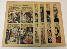 1960 eight page cartoon story~ TALKING BY TELEGRAPH Alexander Graham Bell