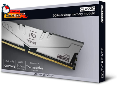 TEAMGROUP T-Create Classic 10L DDR4 32GB Kit (2 X 16GB) 3200Mhz