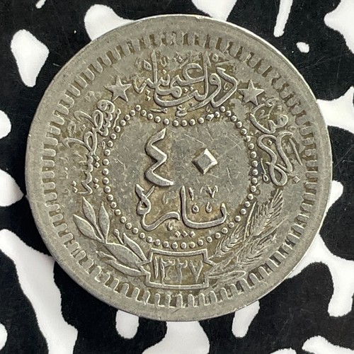 AH 1327 (1913) Turkey 40 Para Lot#C3027
