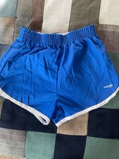 VINTAGE 70s 80s Wrangler Knitwear Gym Class Shorts SMALL 28 Blue