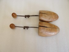 2 Vintage wood  metal adjustable shoe stretchers "5" great condition see photos
