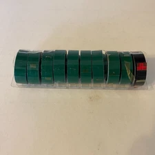 Dymo Labeling Tape Rolls - Box of 9 Glossy Green - 1/2”x144” 158-05 NOS