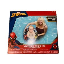 Marvel Spider-Man Kids Inflatable Pool Junior Ride-In Float with Seat NIB