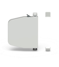 Gurtwickler Mini weiss schwenkbar ohne Gurtband