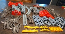 110 Pieces Thomas Train Trackmaster Track Lot Switches Curves Straight Risers