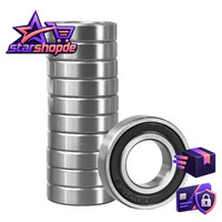 ​​Flewdart 10 StüCk 6901 2RS Kugellager 12X24X6Mm, 6901-2RS 6901RS Abgedichtet A