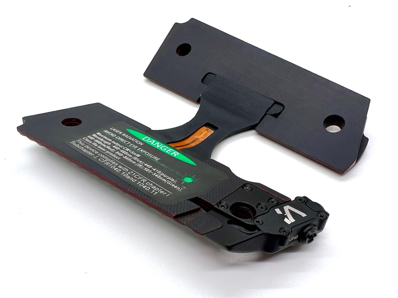 Vigilance Innovations 1911 Green Laser Sight Grip Full Size with Ambi Safety Cut