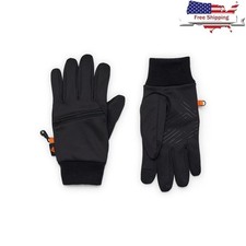 Winter Fleece Gloves W/ Touchscreen Feature Zippered Pocket  Elastic Wrist New