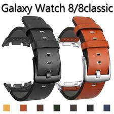 Leather Strap For Samsung Galaxy Watch 8 Classic/ Ultra 2025/ 7 Ultra Watch Band