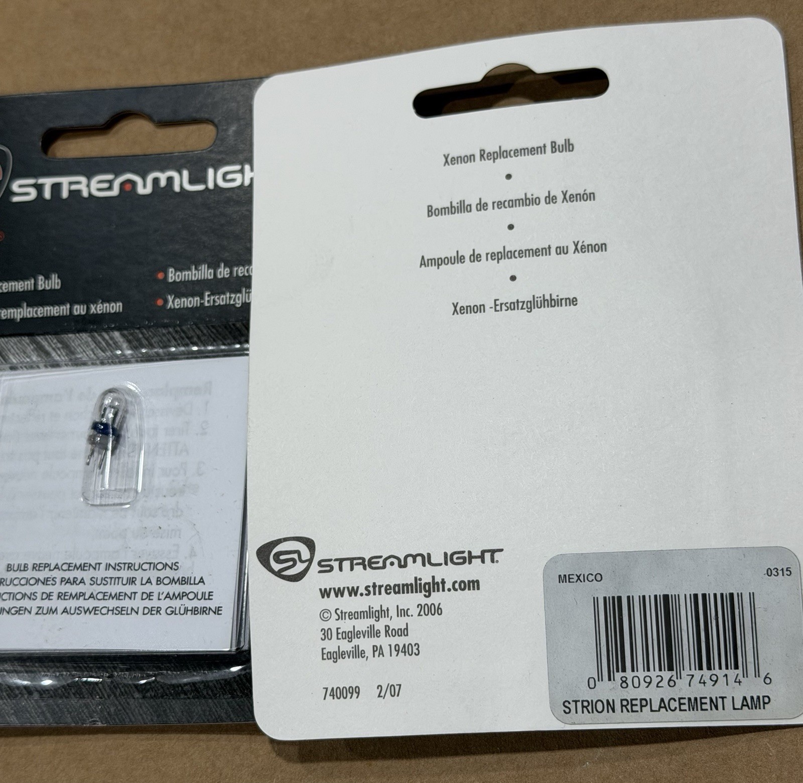 Streamlight Led Bulb Streamlight 74914 Strion Xenon Replacement Flashlight Bulb Lamp ( 2 ...