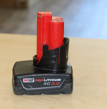 Milwaukee M12 XC3.0 RedLithium Battery 48-11-2402 Pre-Owned Free Shipping