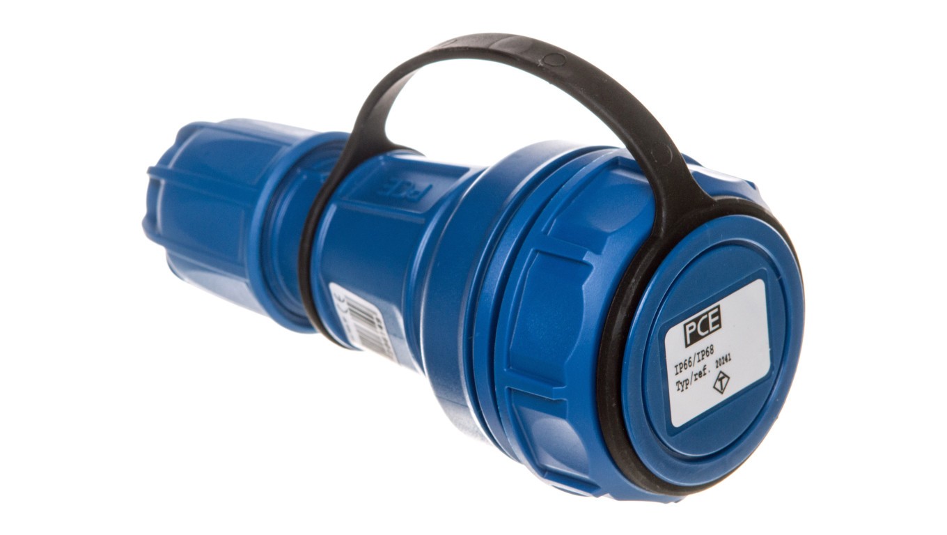 Portable Socket with Lid 10/16A 2P+Z 230V NAUTILUS 20241-b