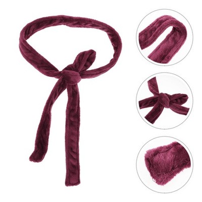 Flannel Nightgown Travel Miss Replacement Hotel Bathrobe Belt Tie