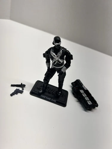 SNAKE EYES v3 1989 GI G.I Joe Action Figure w/ Gun, Sword & Stand Vintage Hasbro