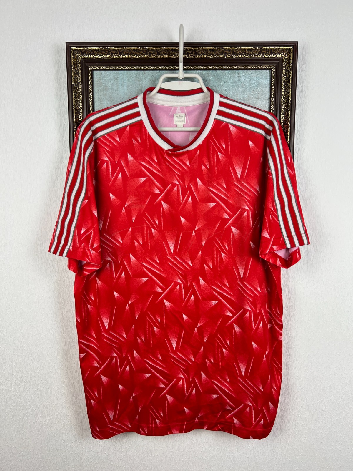 Vintage Adidas Originals Liverpool Retro Football Shirt Soccer Red Jersey Size L