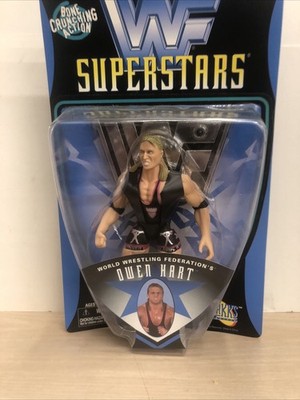 WWF SUPERSTARS OWEN HART BCA BONE CRUNCHING JAKKS 1997 WWE Wrestling Figure