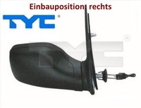 TYC 326-0003 AußEnspiegel Rechts Spiegel AußEn FüR Peugeot