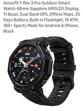 Amazfit T-Rex 3 Pro 48mm Outdoor Smart Watch AMOLED Display Built-in Flashlight