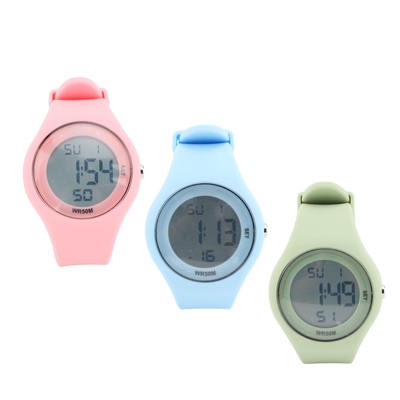 Kids Digital Watch Calendar Kids Chronograph Watch Sporty Style Water Resistant
