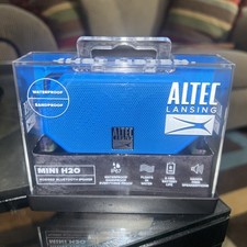 Altec Lansing Mini H2O Bluetooth Speaker - Blue, IMW255 NEW