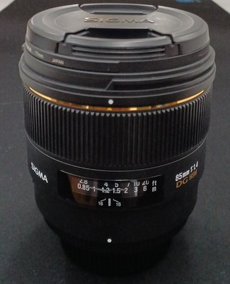 Camera Lens Model 85MM F1.4 DG HSM SIGMA