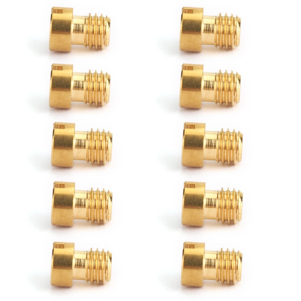 10set Round Head Main Jet 5mm 82-105 For GY6 Motorcycle Scooter Carburetor PZ19 - Image 3 of 4